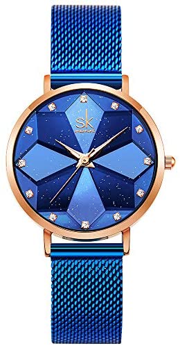 Ultra Thin Minialist Creative Starry Sky Women Watch