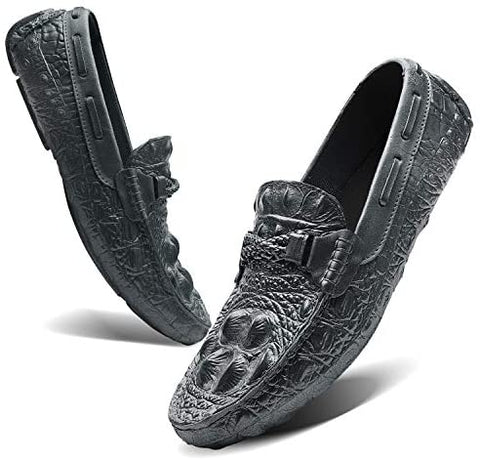 TIAMOU Boat Shoe Men Loafer Relaxed-Fit Slip-On Loafer Summer Breathable Comfort Walking Casual Shoes for Male Business Work Office Outdoor