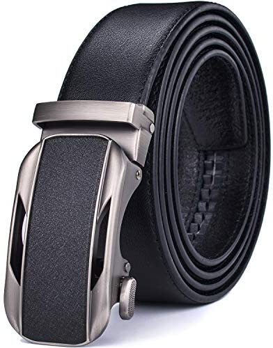 Men Belts Leather Male Slide Ratchet Work Dress Strap w Interchangeable Buckle Beltox