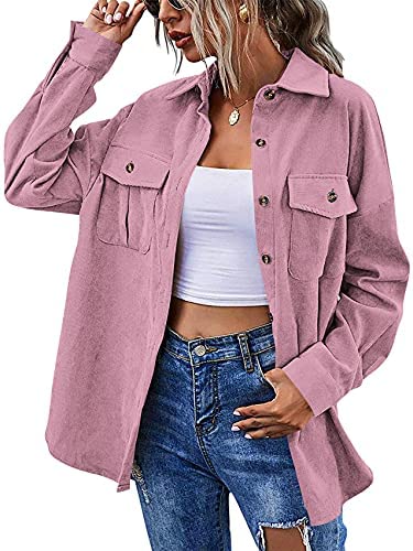 Women's Cotton Lapel Collar Casual Button-Down Shirt