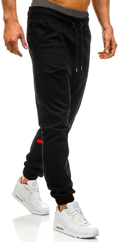 Cot-Oath Mens Casual Joggers Pants Workout - Cargo Pants Slim Fit Gym Trouser for Men Fashion Track Sweatpants