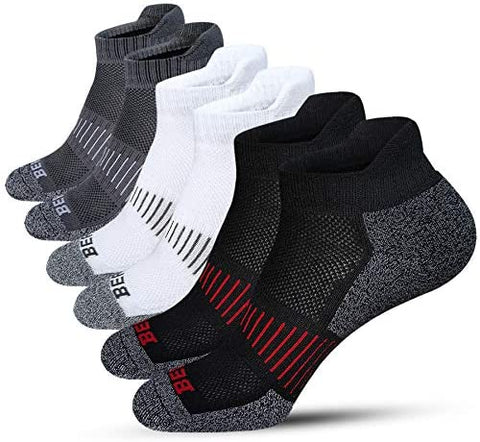 Men's Performance Athletic Ankle Running Socks (6 Pack)