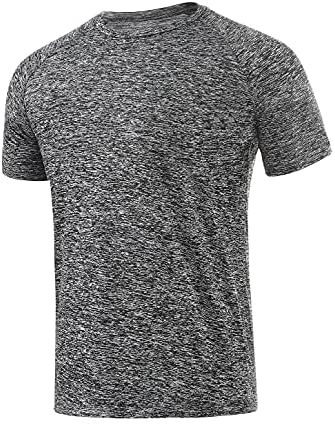 Xelky 4-5 Pack Men's Dry Fit T Shirt Moisture Wicking Athletic Tees Exercise Fitness Activewear Short Sleeves Gym Workout Top