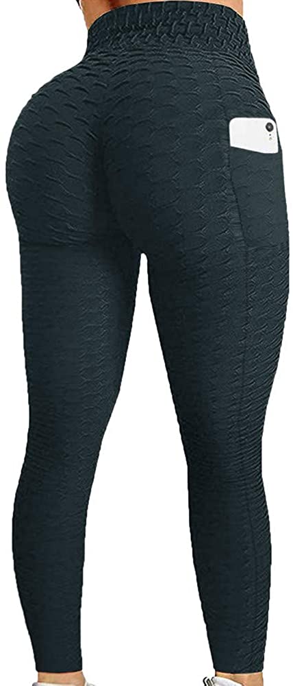 Karlywindow Butt Lifting Leggings for Women High Waist Tummy Control Yoga Pants Workout Scrunch Booty Leggings