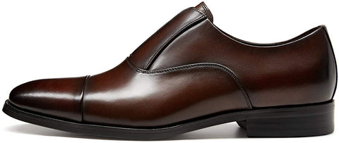 GIFENNSE Men's Dress Shoes Leather Business Easy Wear Oxford Formal Men Shoes
