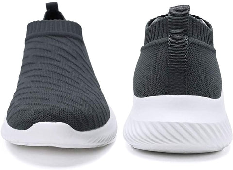 FUDYNMALC Men's Fashion Walking Sock Shoes Lightweight Breathable Mesh Tennis Sneakers Comfortable Knit Slip On Gym Running Shoes