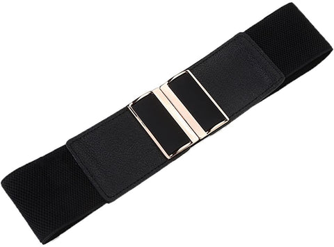 Beltox Womens 2.36" Wide Belt Elastic Stretch Cinch Waistband Lady Cummerband