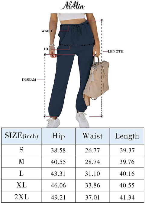 Fleece Joggers for Women Athletic Sweatpants Fall Clothes Comfy Lounge Pajamas Yoga Pants with Pockets