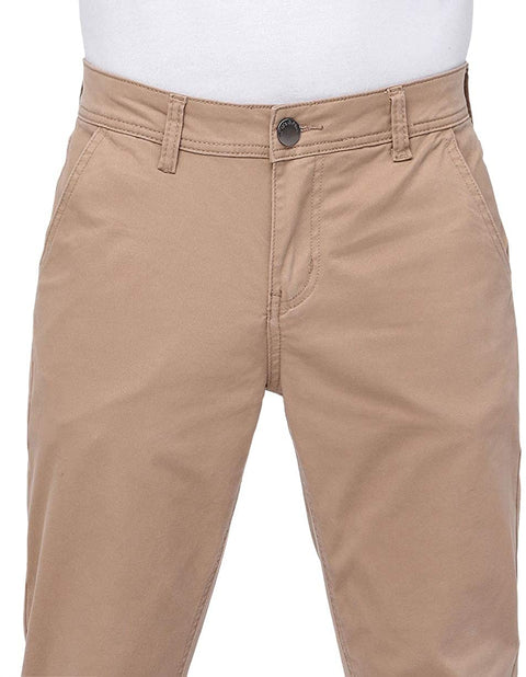 Plaid&Plain Men’s Skinny Khaki Pants Skinny Fit Chinos