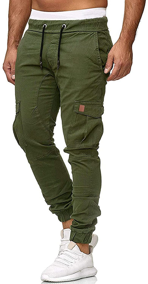 Mens Cargo Pants Athletic Fashion Joggers