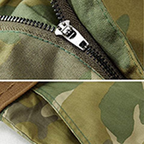 Men's Outdoor Tactical Camo Casual Military Relaxed Fit Leg Casual Cargo Pants