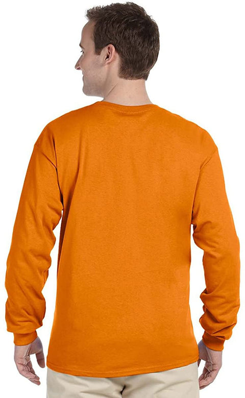 Gildan Men's Ultra Long Sleeve Rib-Knit Cuffs T-Shirt