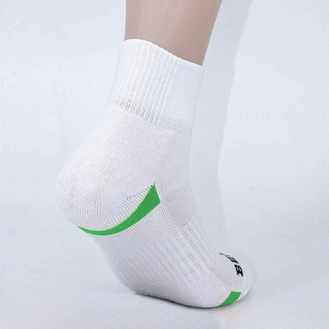 BERING Men's Athletic Cushion Quarter Ankle Socks for Running, Workout, Sport (6 Pack)
