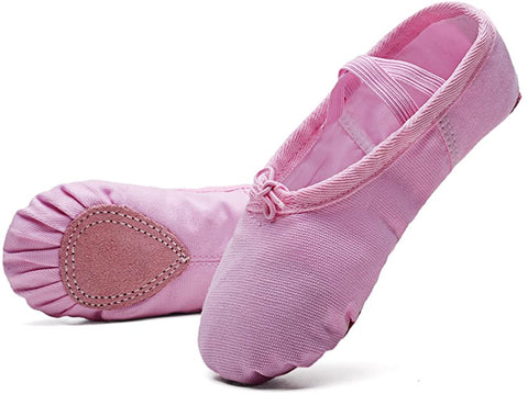 konhill Girls Ballet Slipper Shoes - Ballerina Shoes Yoga Dance Shoes Flats (Toddler/Little Kid/Big Kid/Women/Boy)