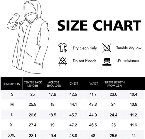 Men's Trench Coat AIYIMEI Windbreaker Jacket Men Waterproof Jacket Men's Slim Fit Long Overcoat
