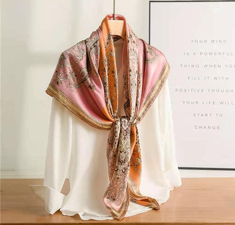 100% Pure Mulberry Silk Scarf