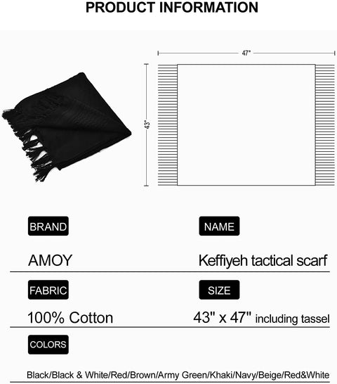 Cotton  Tactical Desert Scarf