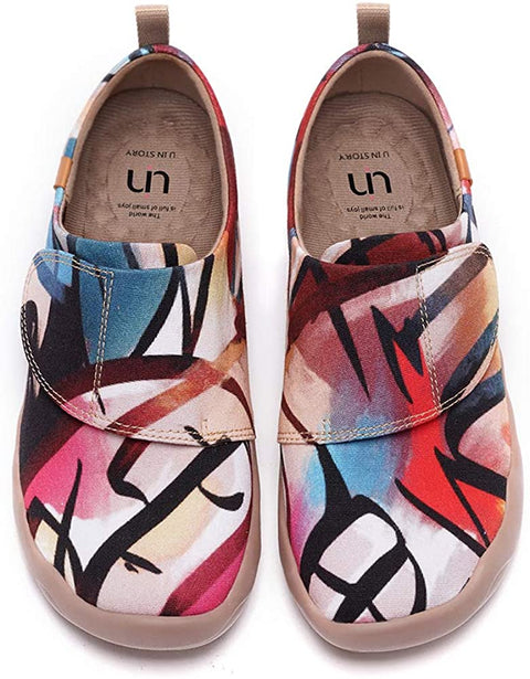 UIN Toddler Baby Little Kid Fish Shoes Colorful Painted Art Funny Walking Casual Fashion Sneakers Loafers Art Fully Yours