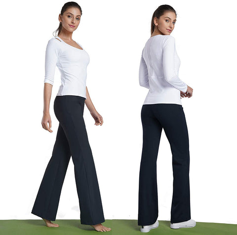 Women’s Slim Leg Petite Ponte Knit Stretch Skinny Comfort Fit Yoga Dress Pants