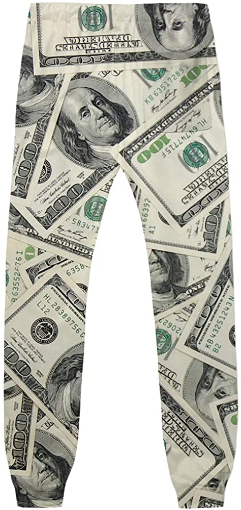 Unisex 3D Printing Pants Novelty Graphics Sports Drawstring Trousers