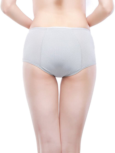 YOYI FASHION Women Mesh Holes Breathable Leakproof Period Panties Mulit Pack US Size XXS-4XL/11