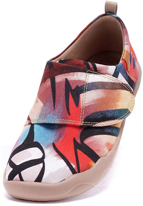 UIN Toddler Baby Little Kid Fish Shoes Colorful Painted Art Funny Walking Casual Fashion Sneakers Loafers Art Fully Yours