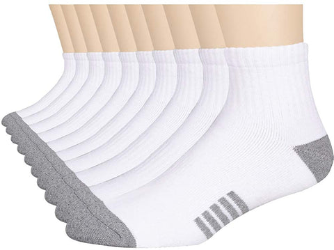 10 Pack Mens Cotton Ankle Socks