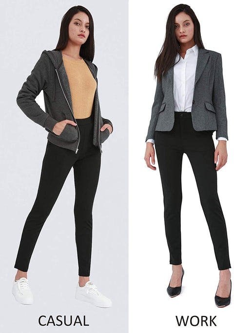Dress Pants for Women Business Casual Stretch Skinny Work Pants with Pockets