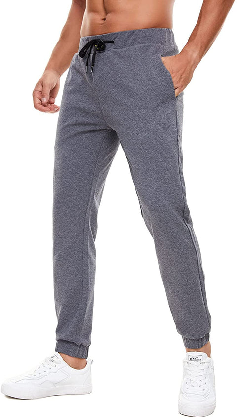 Men's Sweatpants with Pockets Joggers Sweatpants Slim Fit