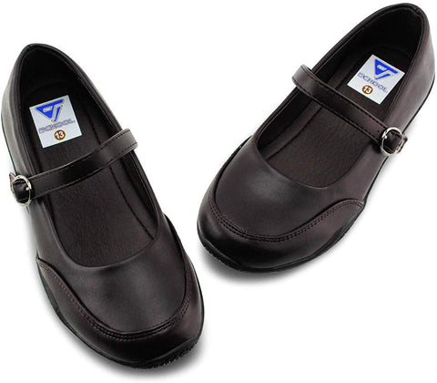 Girls School Shoes Classic Mary Jane Dress Flats