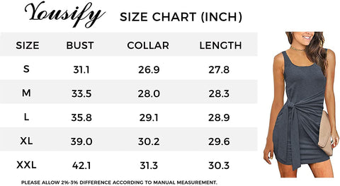 Women Sleeveless Ruched Tie Waist Sundress Tank Bodycon Mini Dress Basic Party Club Shirt Dress