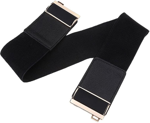 Beltox Womens 2.36" Wide Belt Elastic Stretch Cinch Waistband Lady Cummerband