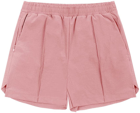 Womens Workout Shorts 3" Quick-Dry Running Shorts Elastic Waist Active Sports Gym Athletic Shorts with Pockets