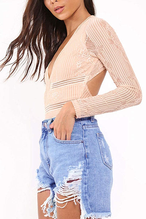 Women's Irregular Frayed Hem Casual High Waisted Solid Denim Shorts