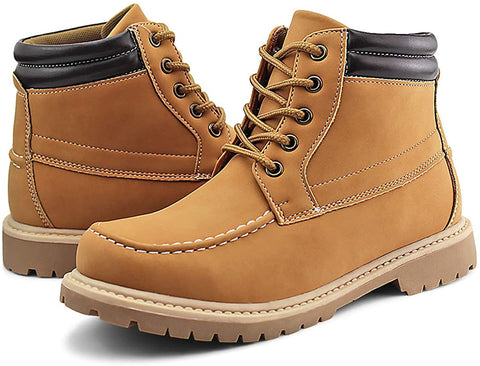 Kids Ankle Snow Work Boots Boys Girls Outdoor Lace-up Hiking Shoes
