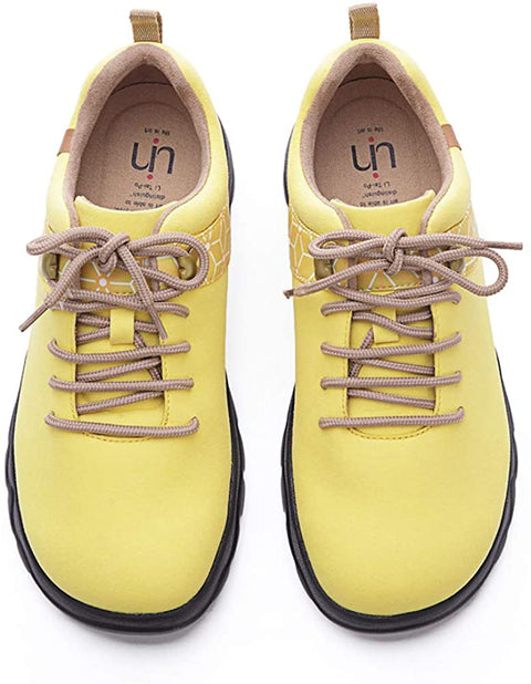 UIN Mens's Women's Quebec Microfiber Travel Sneaker Walking Lace-up Shoes Unisex