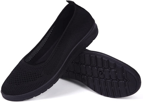 MUSSHOE Women's Slip on Casual Sneakers Comfortable Tennis Shoes Work Nurse Flat Shoes
