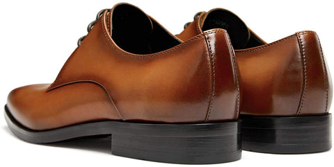 FRASOICUS Men's Dress Shoes Genuine Leather Lace Up Classic Oxford Office Shoes for Men