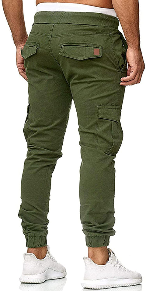 Mens Cargo Pants Athletic Fashion Joggers