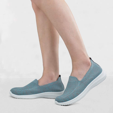 Women Slip On Knit Loafers Comfortable Casual Walking Shoes