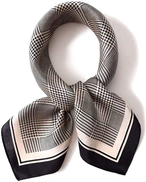 100% Real Mulberry Silk Scarf -21'' x 21''