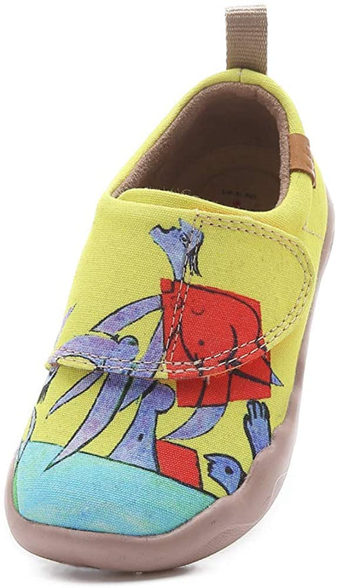 UIN Baby Little Kid Shoes Beach Game Painted Canvas Toddler Girls Boy's Casual Fashional Walking Running Sneaker