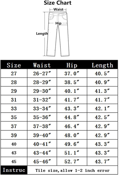 Men's Twill Cotton Wild Cargo Pants Casual Regular Fit Work Combat Trousers