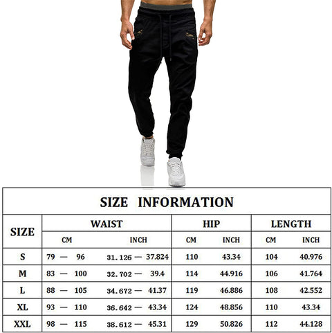 Mens Casual Pants Athletic Basic Jogger - Fashion Sweatpants Trousers Cotton Cargo Pants Mens Long Pants