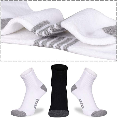 10 Pack Mens Cotton Ankle Socks