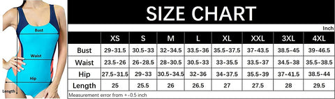 Women's One-Piece Athletic Swimwear