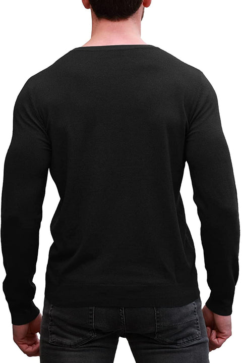 Men's Casual Slim Fit Basic Sweaters for men