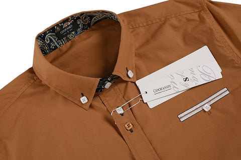 Men's Dress Shirt Long Sleeve Casual Button Down Shirts