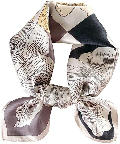 100% Pure Mulberry Silk Small Square Scarves