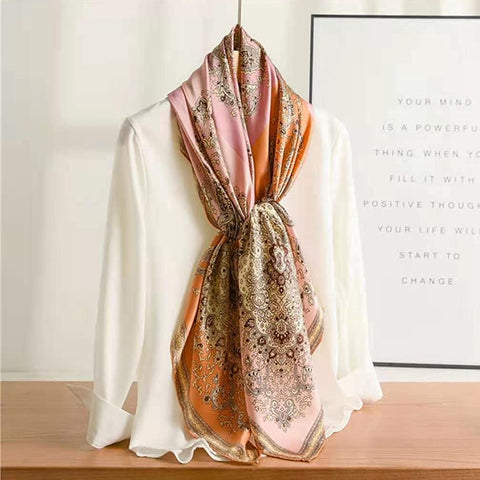 100% Pure Mulberry Silk Scarf